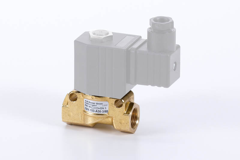 EBV-153 | direkt vezérlésű | NC | rugó-visszaállítással